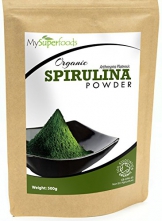 Bio Spirulina-Pulver (500g) | Höchste Qualität | Garantiert organisch durch die Soil Association | Von MySuperfoods -