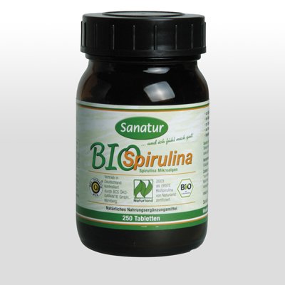 Sanatur Bio Spirulina 250 Tabletten, aus kbA -