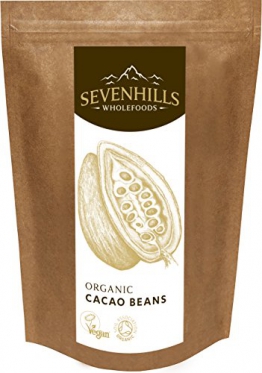 Sevenhills Wholefoods Roh Kakaobohnen Bio 500g -