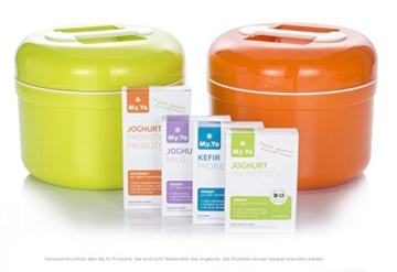 My.Yo Joghurtpulver Pro- und Prebiotisch, Joghurtferment zur Joghurtherstellung, 6 Beutel, Bio-Zertifiziert - 