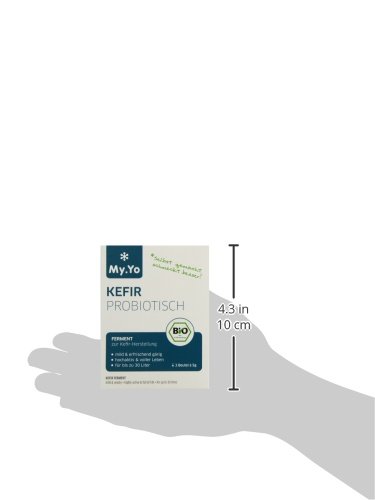 My.Yo Kefir Probiotisch, Kefirferment zur Kefirherstellung, 3 Beutel, Bio-Zertifiziert -