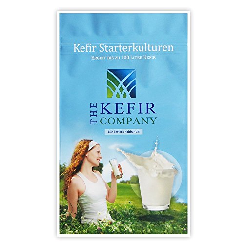 Starterkulturen für Kefir - Für die Zubereitung von mindestens 100 Liter Kefir -